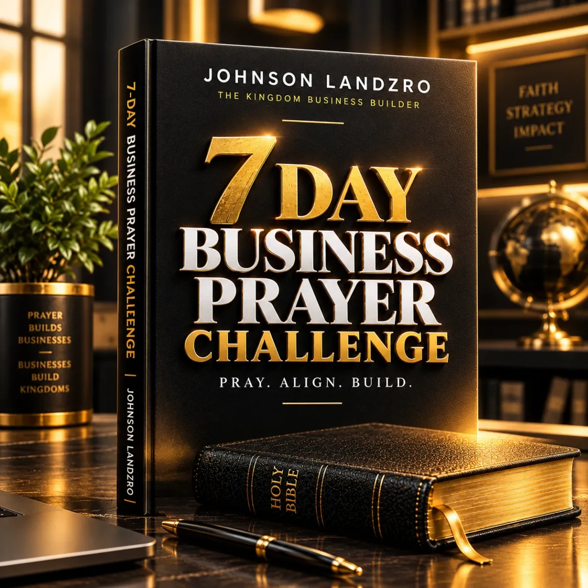Free 7-day business prayer challenge led by Johnson Landzro